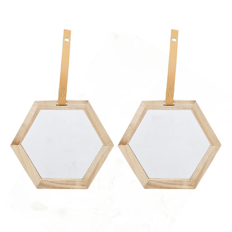 Harlan Hexagon Mirror 2 Pieces