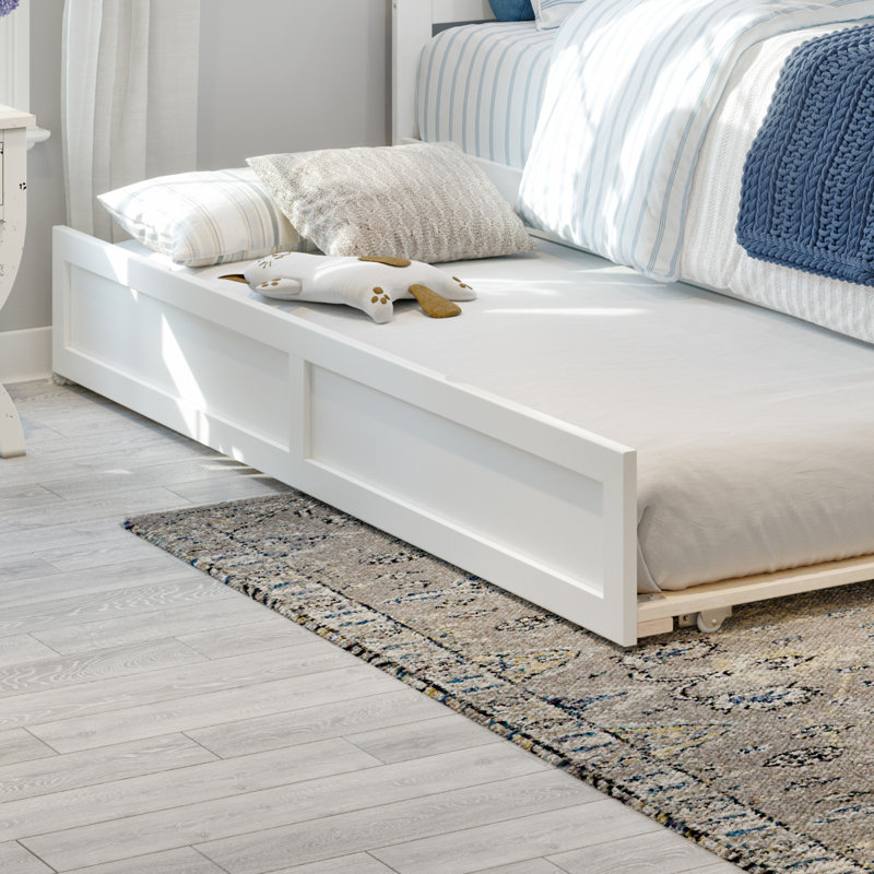 Lit gigogne, Lit jumeau extra long, Blanc