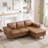 Inayat 84''Wide Reversible Sectional Sofa with Chaise-361667005