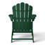 Chaise Adirondack en poly résistant aux intempéries avec table d'appoint Lucus-979898644