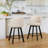 26" Swivel Upholstered Counter Stool With Backrest -1573734499