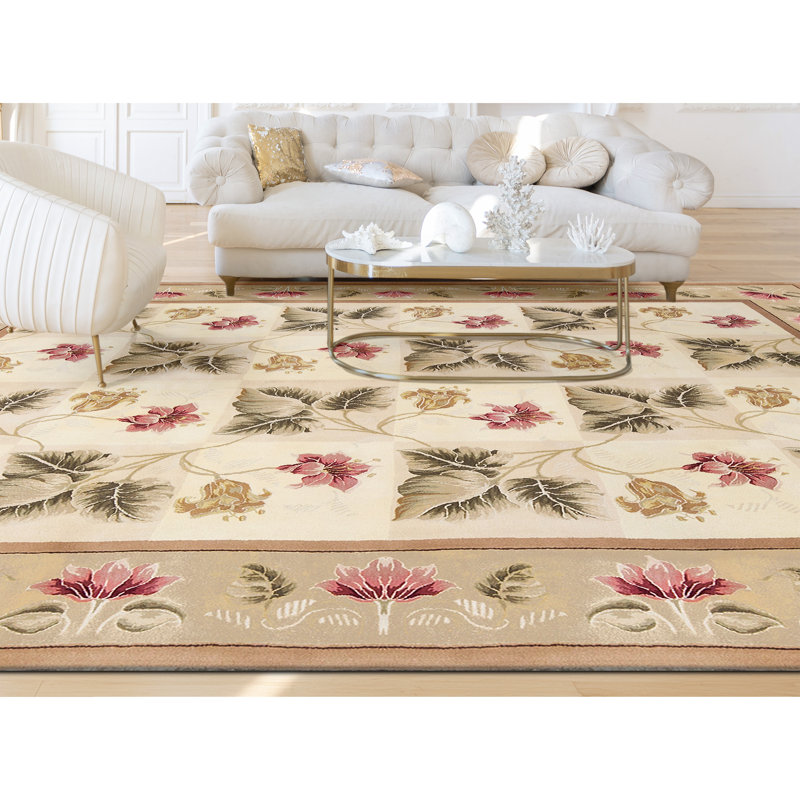 Castilian II Oriental Area Rug in Beige/Brown/Pink