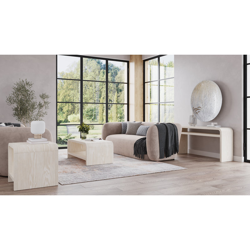 Solid Wood Coffee Table with Storage