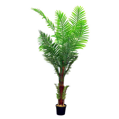 74'' Faux Palm Tree in Pot