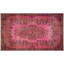 Tapis oriental oriental en laine noué à la main Fuschia