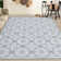 Claybrook Washable Floral Indoor Rug