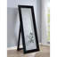 Miroir sur pied en chêne noir