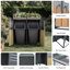 Metal Double Bin Store