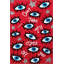 Tapis rouge à motif de motif à œil rouge et motif à motif d'oeil rouge "Don't Take My Eyes Off You"-720785487