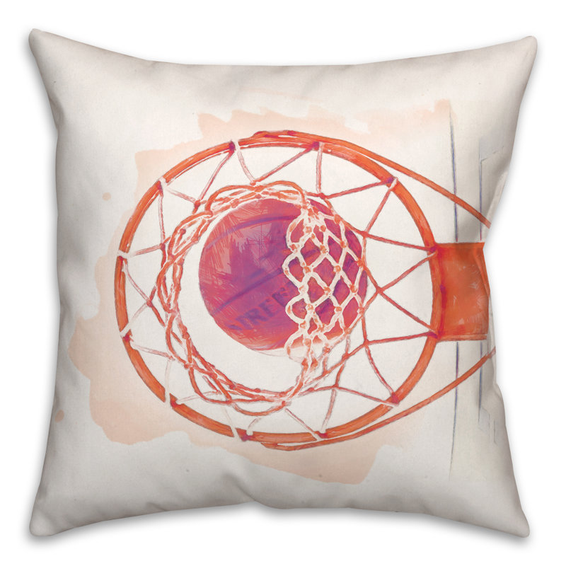  Slam Dunk Throw Pillow, 20" x 20"