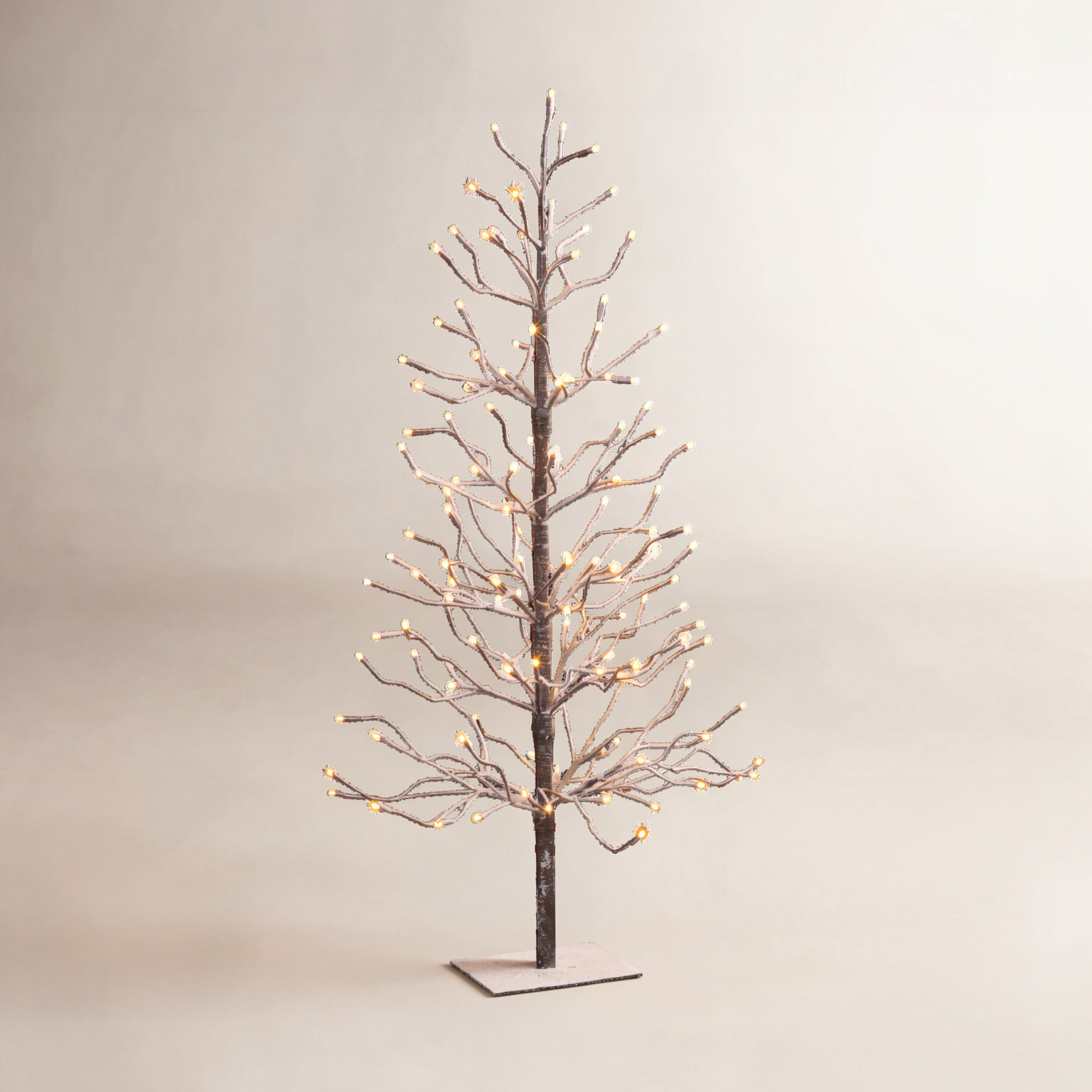 4' Electric Snowy Artificial Lighted Tree