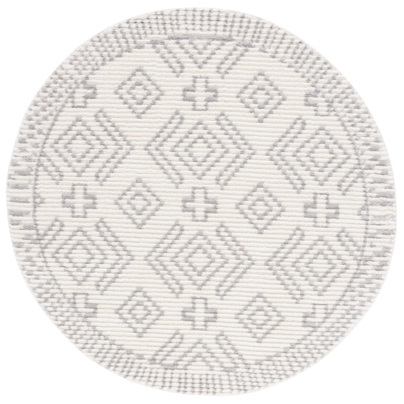 Kewon Performance Southwestern Rug, Round 6'7"