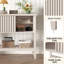 Console d'entrée de 80 cm avec tiroirs coulissants et tablette de rangement pour couloir, salon ou bureau-1572094528-1572094530-1572094540