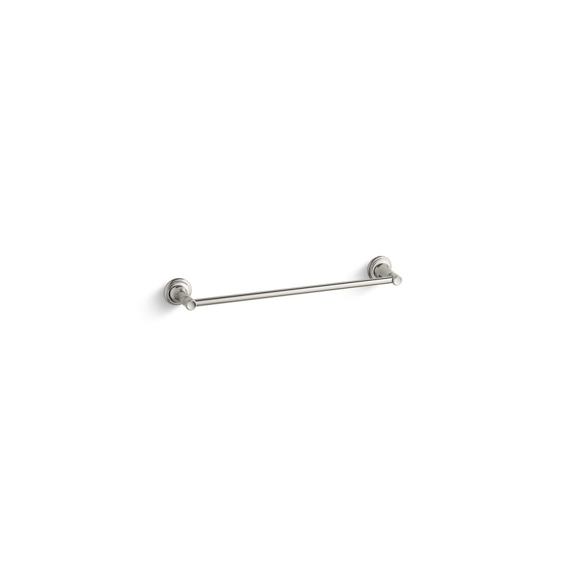 Bellis® Towel Bar, 24", Nickel Silver, 18"