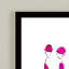 Pop Art & Retro Four in Fuchsia by  - Picture Frame Graphic Art-130445375-130445374-79820579