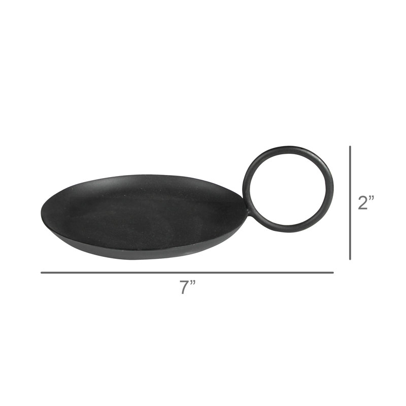 Candle Trivet With Ring, Iron