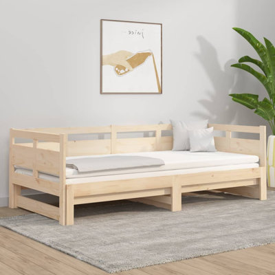 Alviso Solid Wood Daybed with Trundle Bed