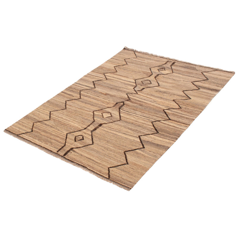 Sivas Taupe Kilim 5'0" x 6'9"