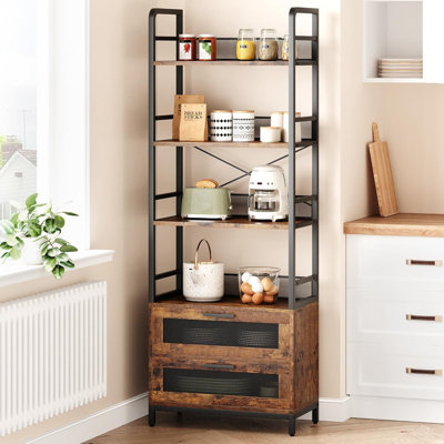 180cm H x 80cm W Metal Bookcase