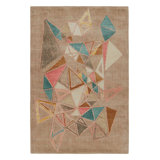 Handmade Silk and Wool Area Rug