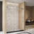 Frameless Single sliding shower door-121607609