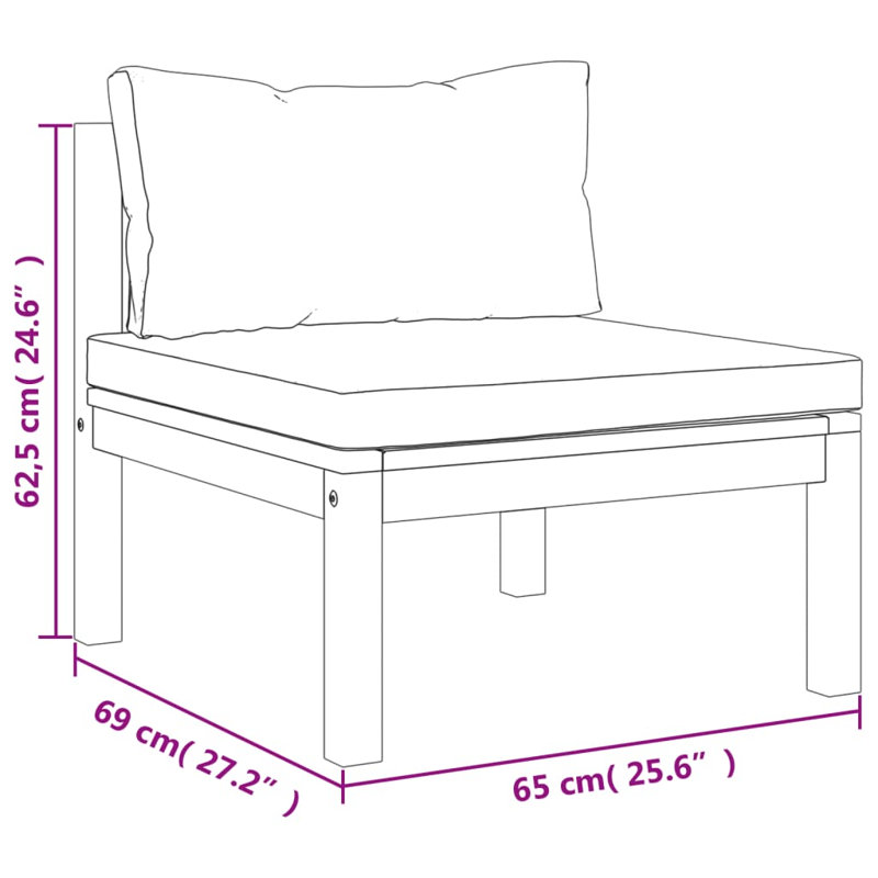 Takeira 6 Piece Lounge Sectional Seating Group, Cream