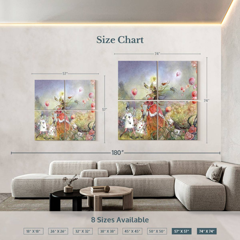 Kelan Queen Of Spades Sends Her Regards, 57'' H x 57'' W
