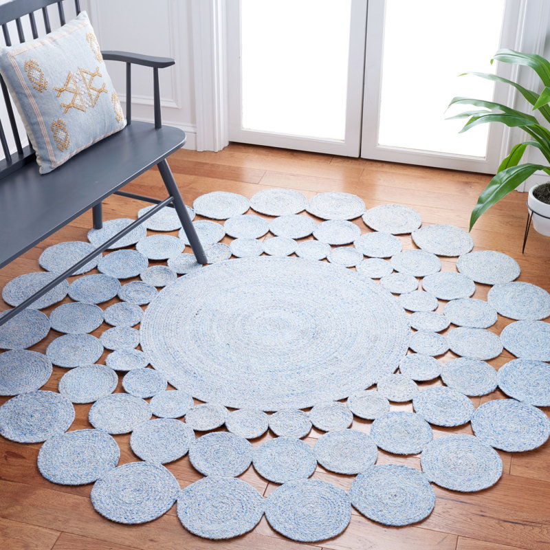 Dunlap Hand Woven Performance Rug, Round 7'
