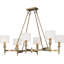 Devona 6-Light Dimmable Shaded Chandelier-22711915