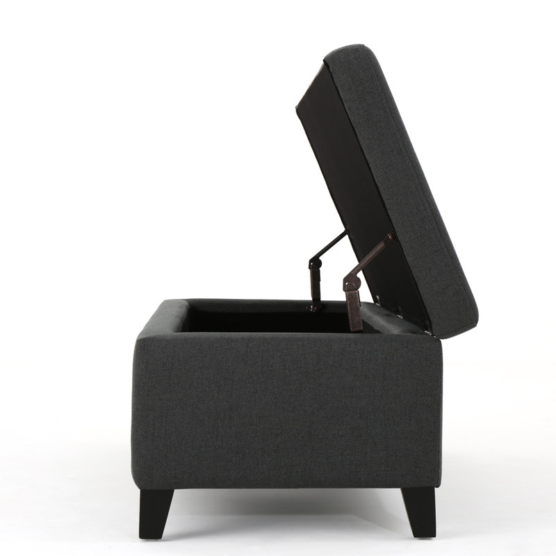 OTTOMAN HARTFORD STORAGE, Gris foncé