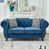 Velours bleu 67 po