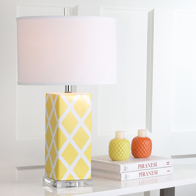 Ensemble de lampes de table de 27 po Baret, Jaune