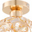 Crystal Semi Flush Mount