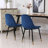 Lassan Contemporary Fabric Dining Chairs, Set Of 4-1780670474