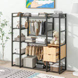 Wardrobe with Hanging Rails, Shelves and Drawers