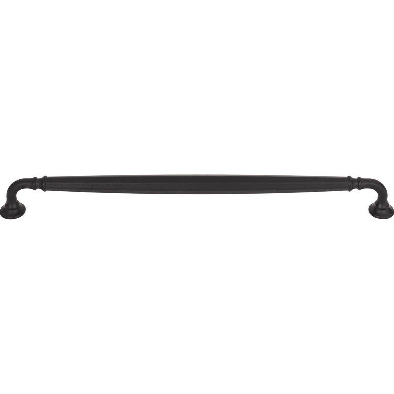 Barrow Bar pull, Flat Black, 12" Center to Center