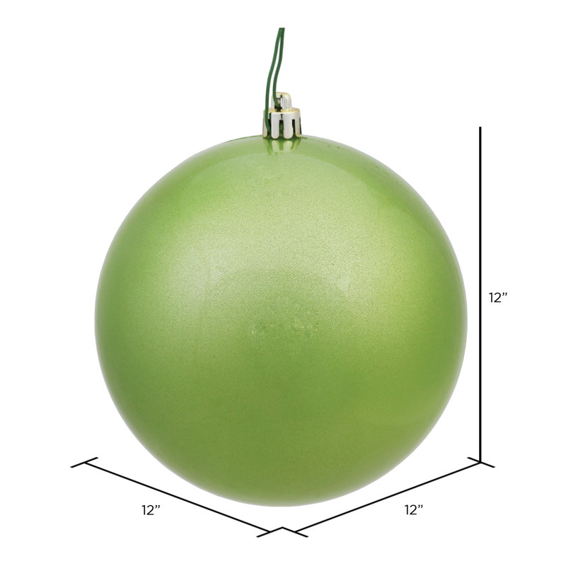 Décoration de boule décorative des Fêtes, 12", Céladon bonbon