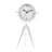 Analogue Battery Tabletop Clock White