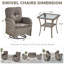 Ensemble de conversation en rotin 3 pièces avec coussins et table d'appoint BreezeWeave-2019903516-2019903517