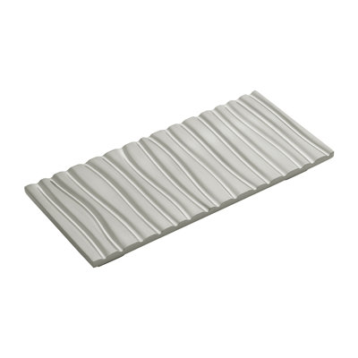 Bijou Dune Collection Rectangular Pull - 5-7/16" Center to Center Cabinet Pull Satin Nickel - Contemporary Hardware for Drawers & Cabinets