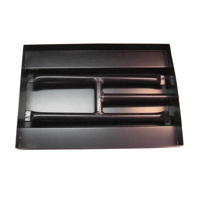 Ensemble complet de brûleur pour foyer ou foyer, H 14,5 po x l 2,75 po x P 10 po