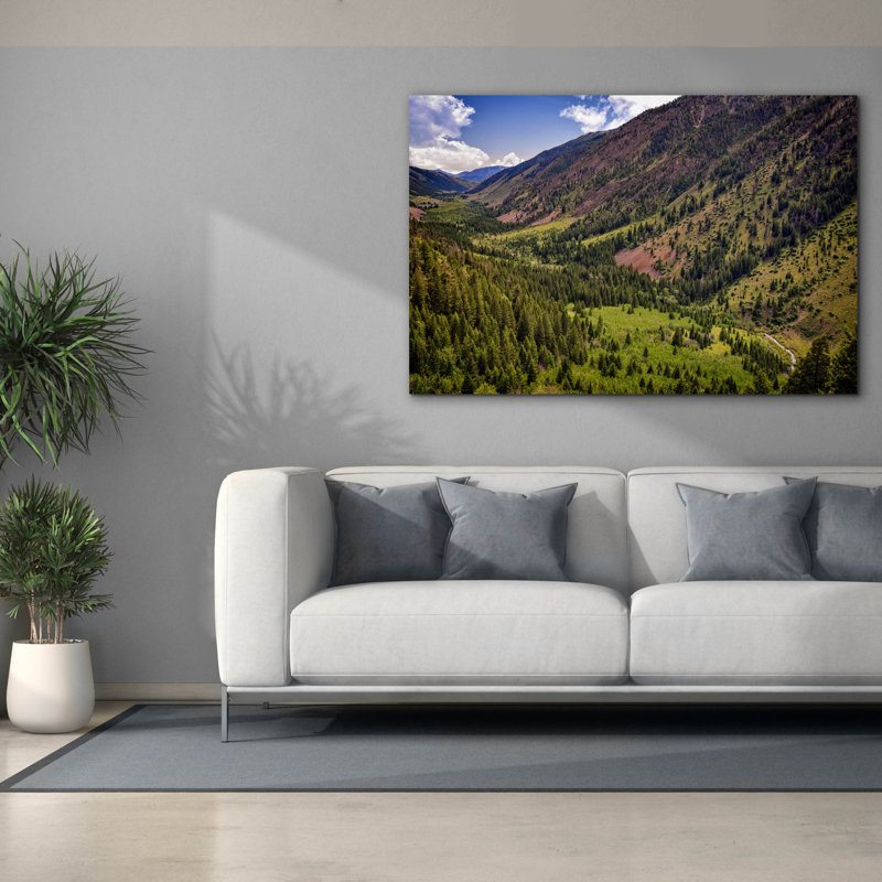 «Sun Valley Ii» par Rick Berk, art mural sur toile, H 40 po x l 60 po x P 1,5 po