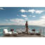 Pillow Battery Outdoor Ottoman