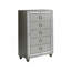 Commode argentée CHLOE GEMSTONE