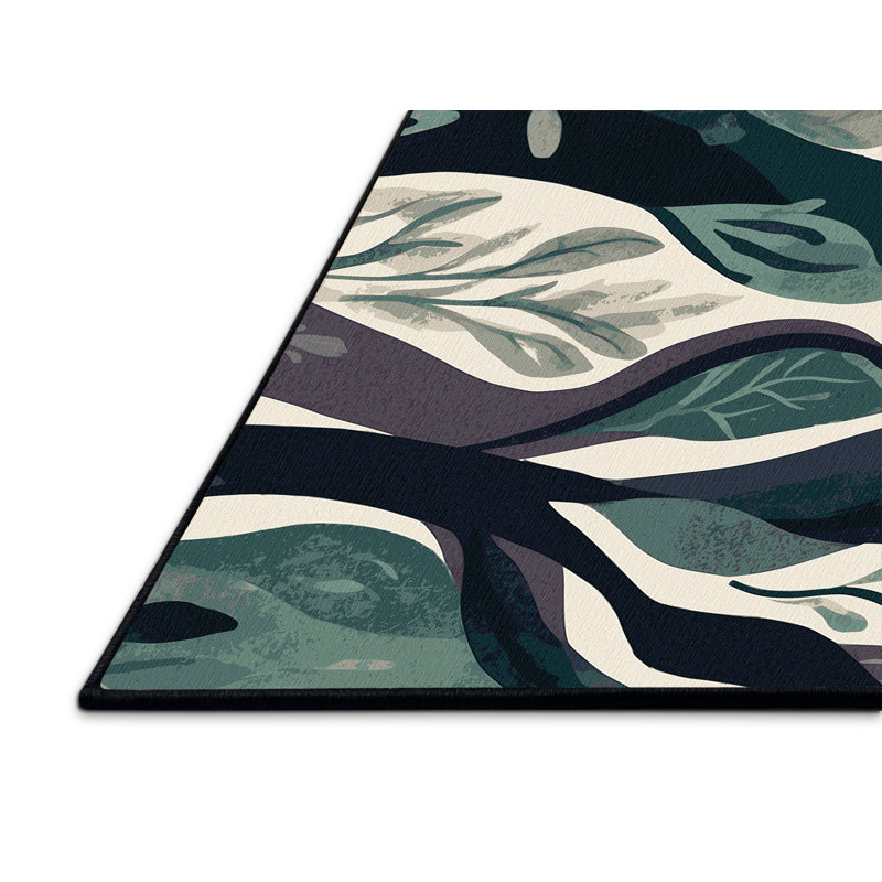 Golden Tendrils Rug, Round 8'