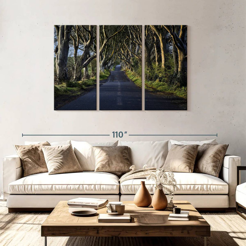 Sebbie The Dark Hedges, 48" H x 74" W