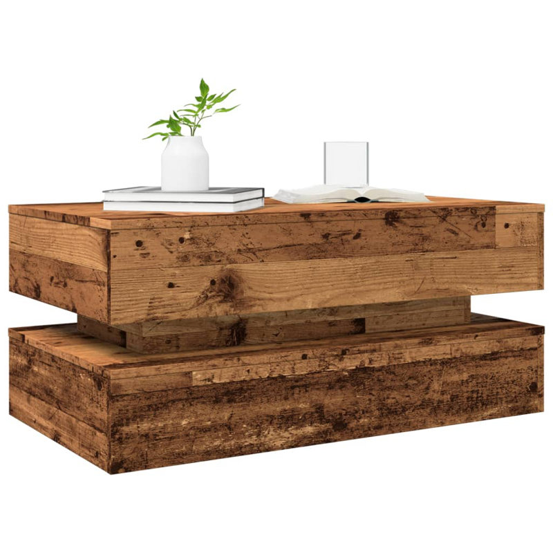 Calixtro Enclosed Coffee Table, Brown