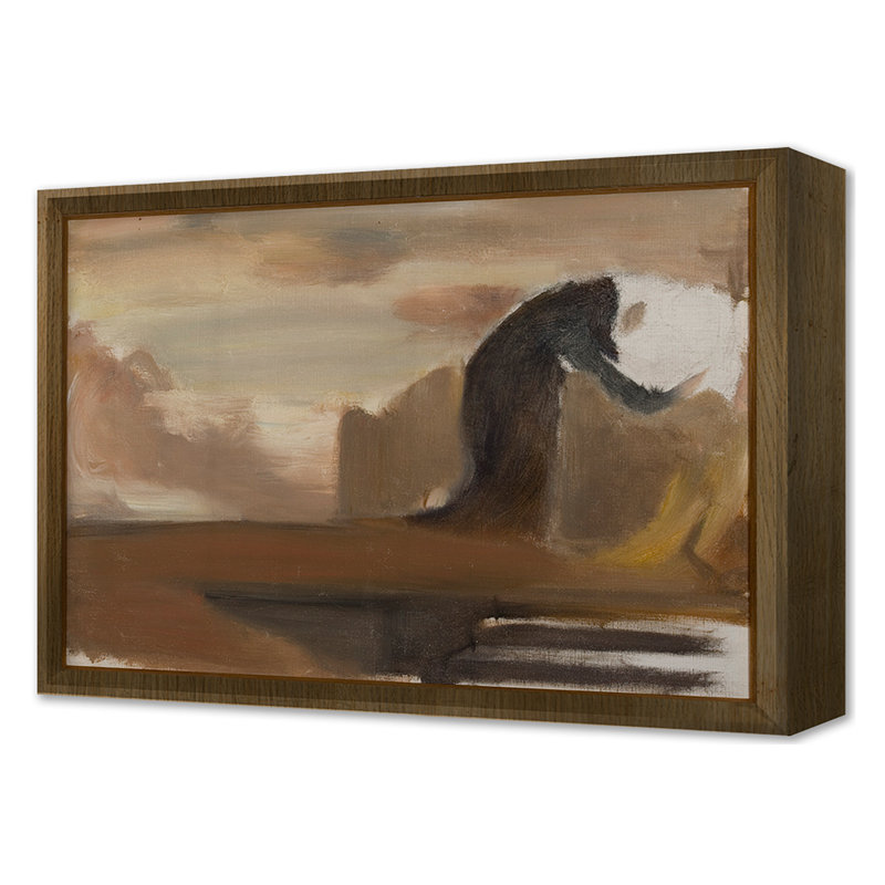 Untitled Print by Grand Archives, Gold Single Picture Framed