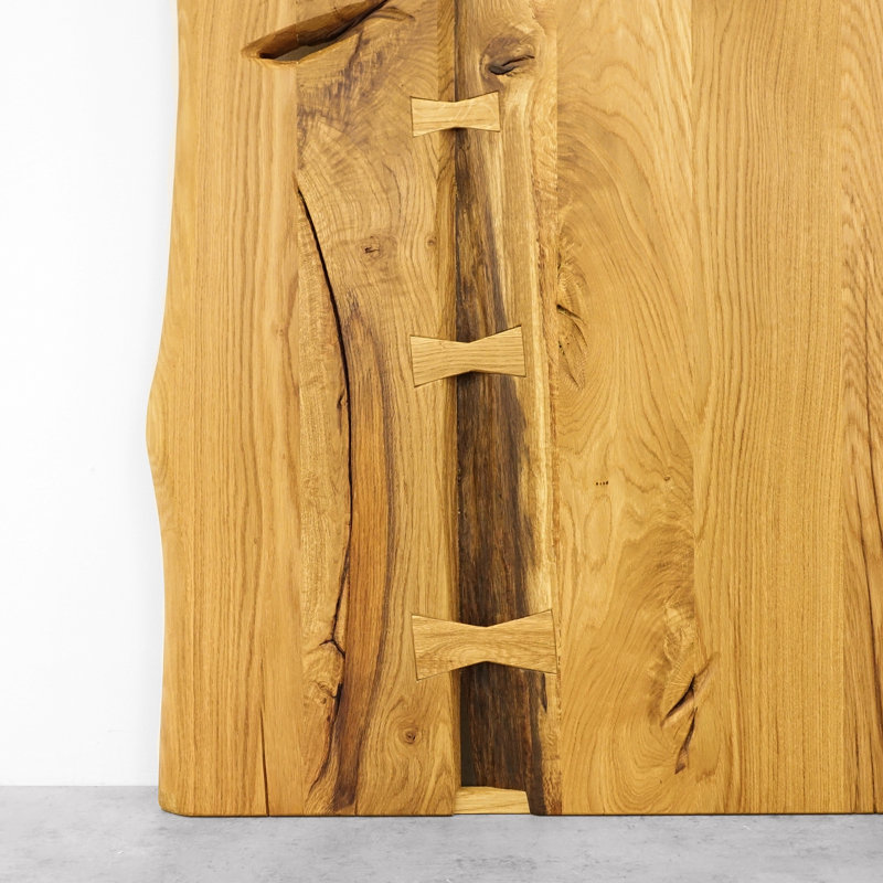 Veasley Solid Oak Barn Doors Prefinished, Natural Oil