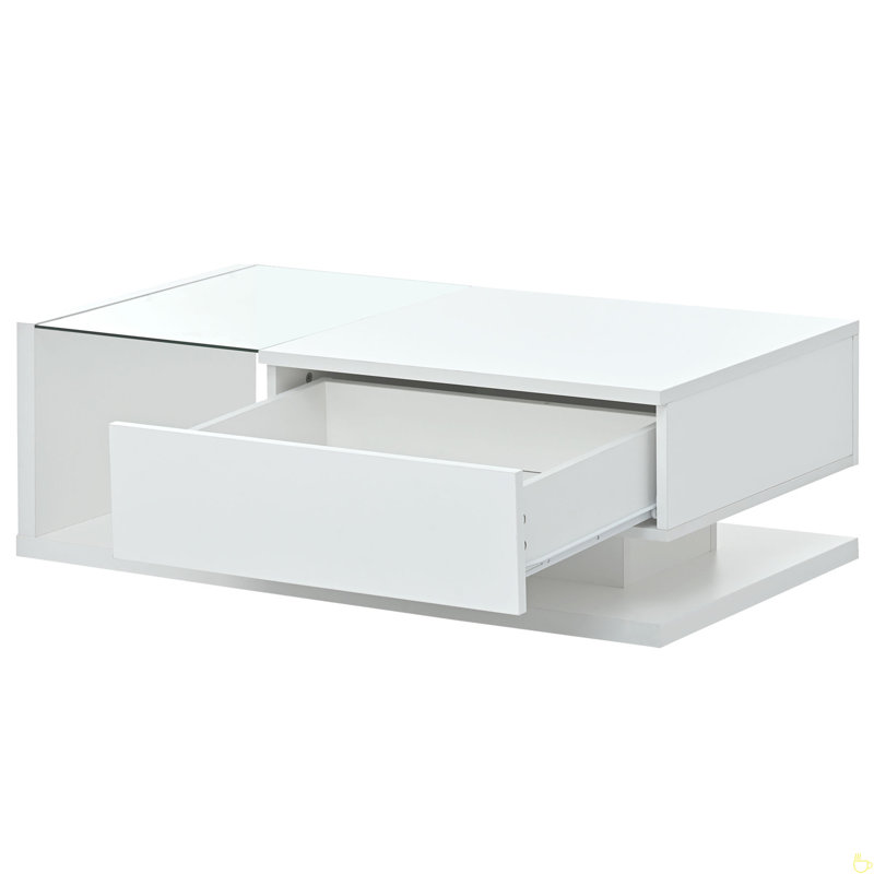 Coffee Table With Tempered Glass
